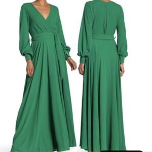 Janette Emerald Green Maxi Dress Size M